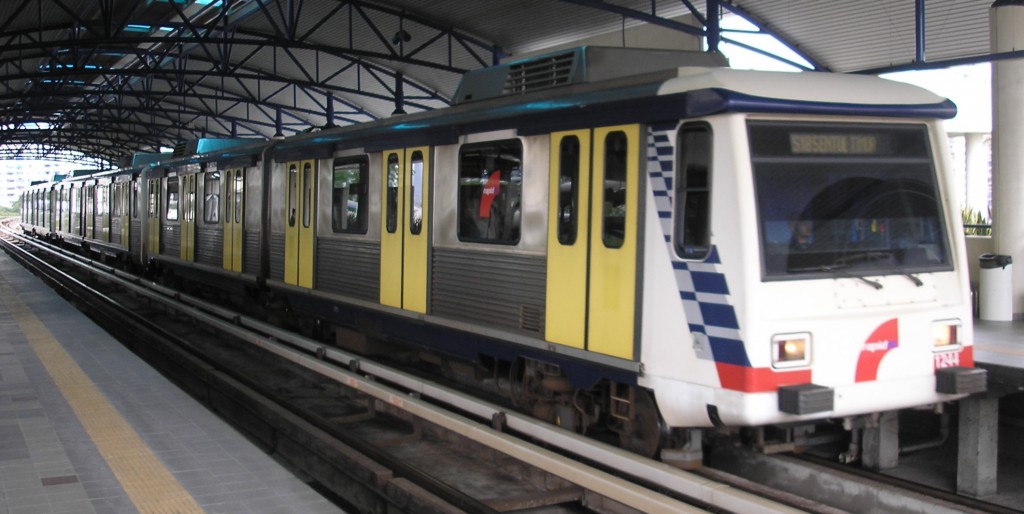 Souprava metra v Kuala Lumpur